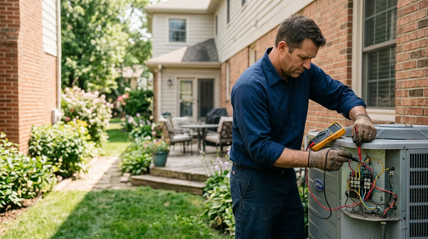 HVAC technician working near Sutter, IL